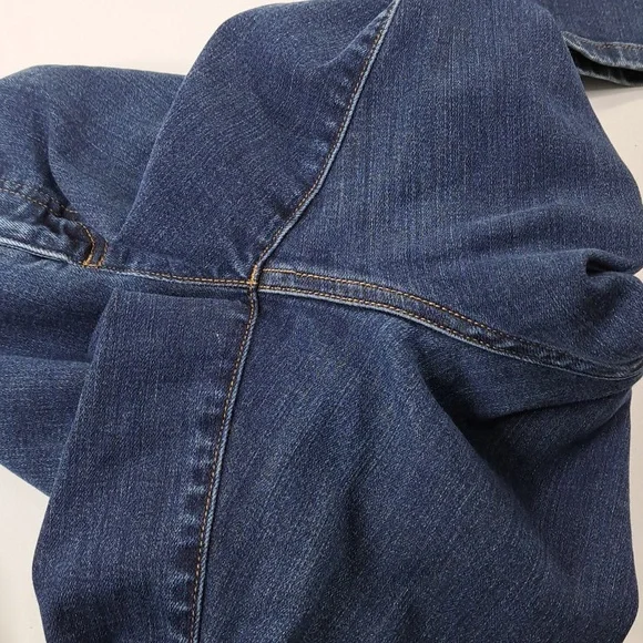 Lauren Ralph Lauren Modern Straight Curvy Blue Jeans Size 4 - Picture 15 of 17